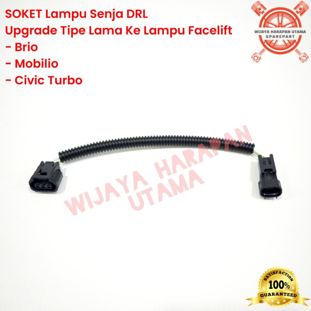 Soket Lampu Senja DRL Mobilio Brio Upgrade Model Lama Ke Model Facelift Garansi
