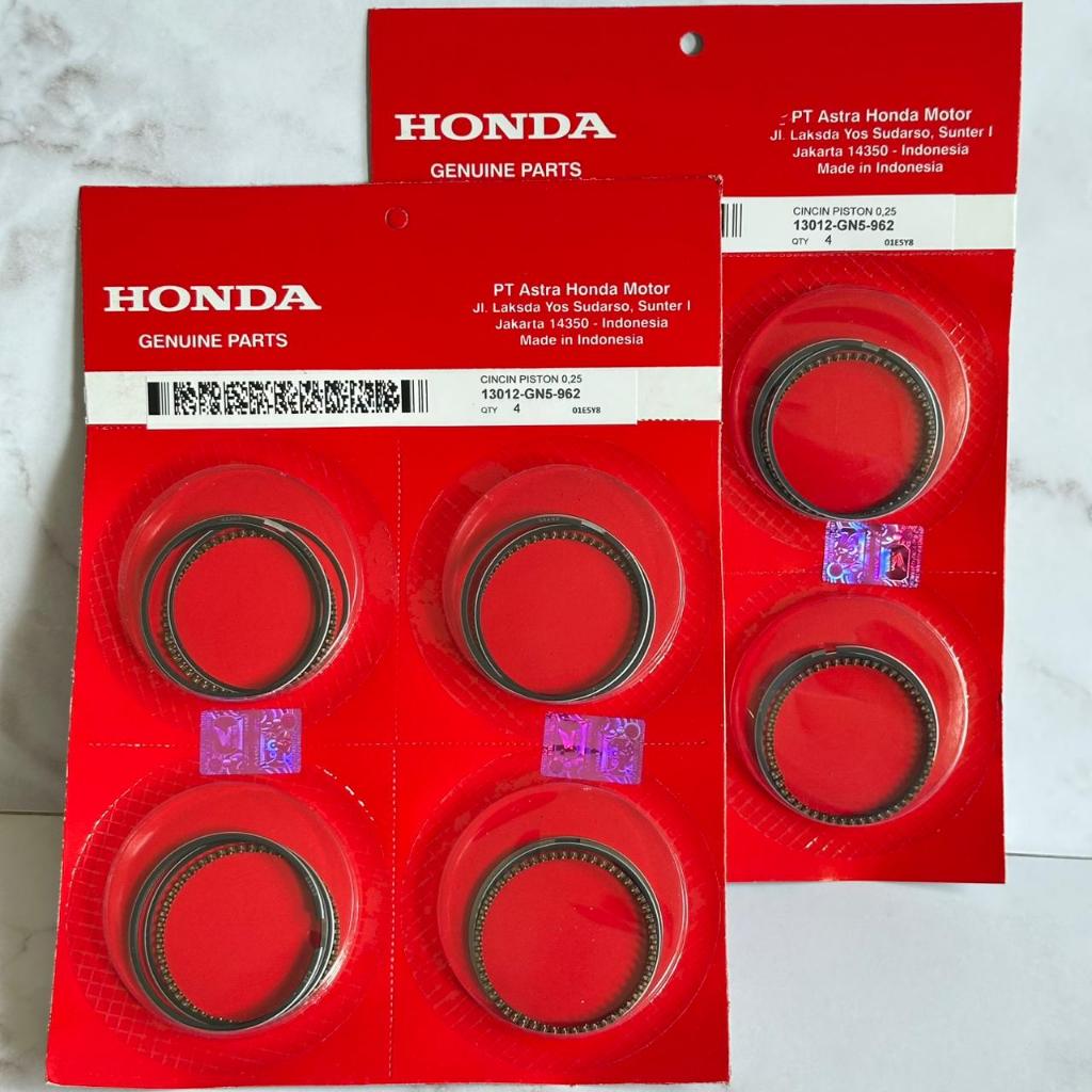 RING PISTON SEHER MOTOR HONDA SUPRA GRAND SUPRA FIT LEGENDA OS STD / 25 / 50 / 100