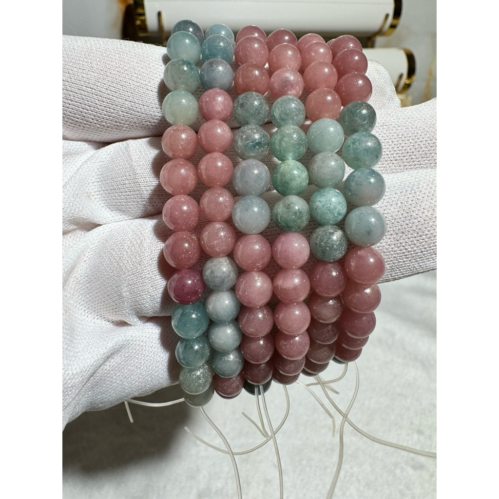 Natural gelang Guava Tourmaline(blue&pink tourmaline)