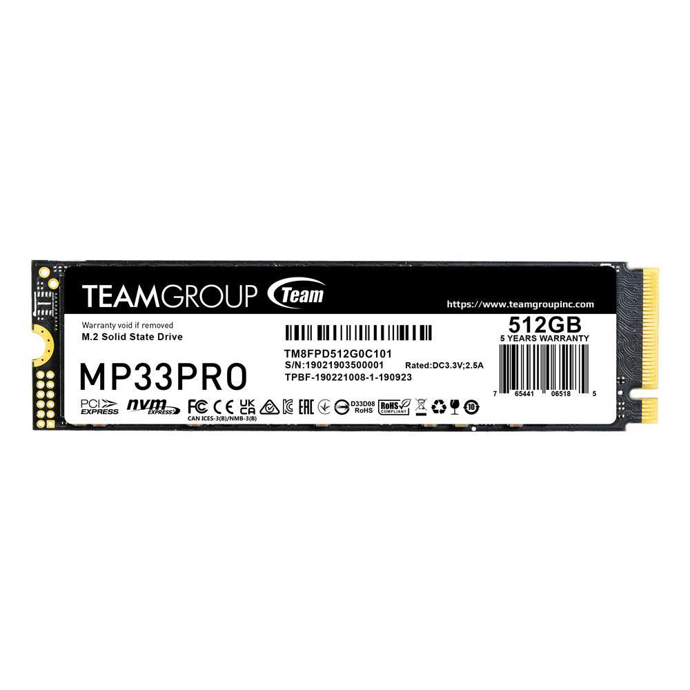 TEAMGROUP MP33 PRO M.2 PCIe SSD 512GB