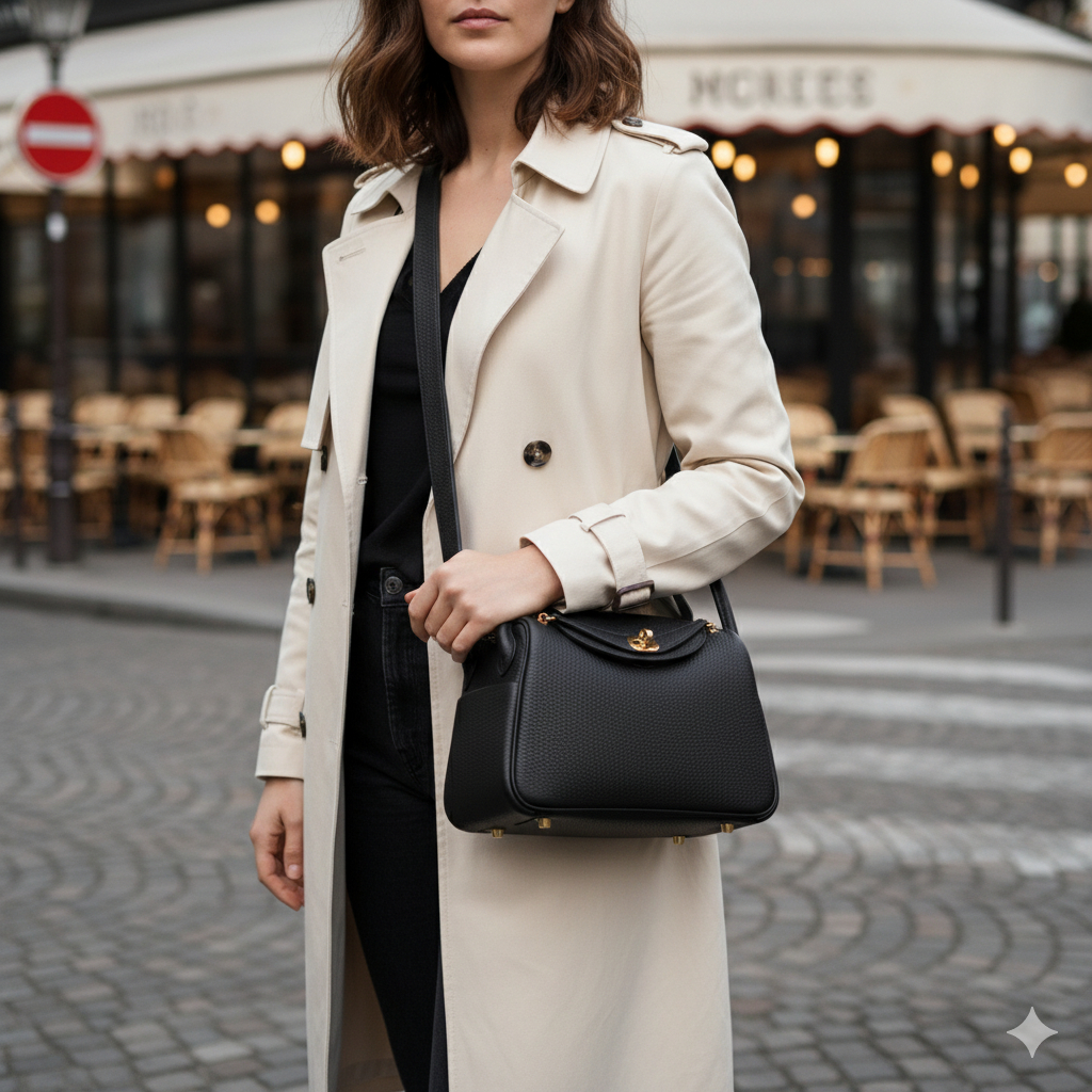 SEPTIA Tas Lindii20 Hitam Premium | Tas Selempang & Bahu Wanita