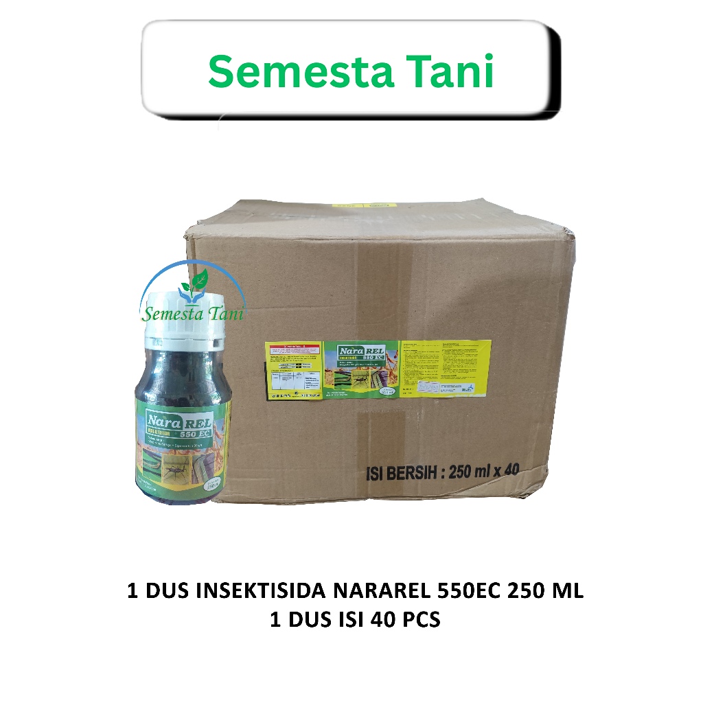 1 DUS - INSEKTISIDA NARAREL 550EC 250 ML - 1 DUS ISI 40 PCS