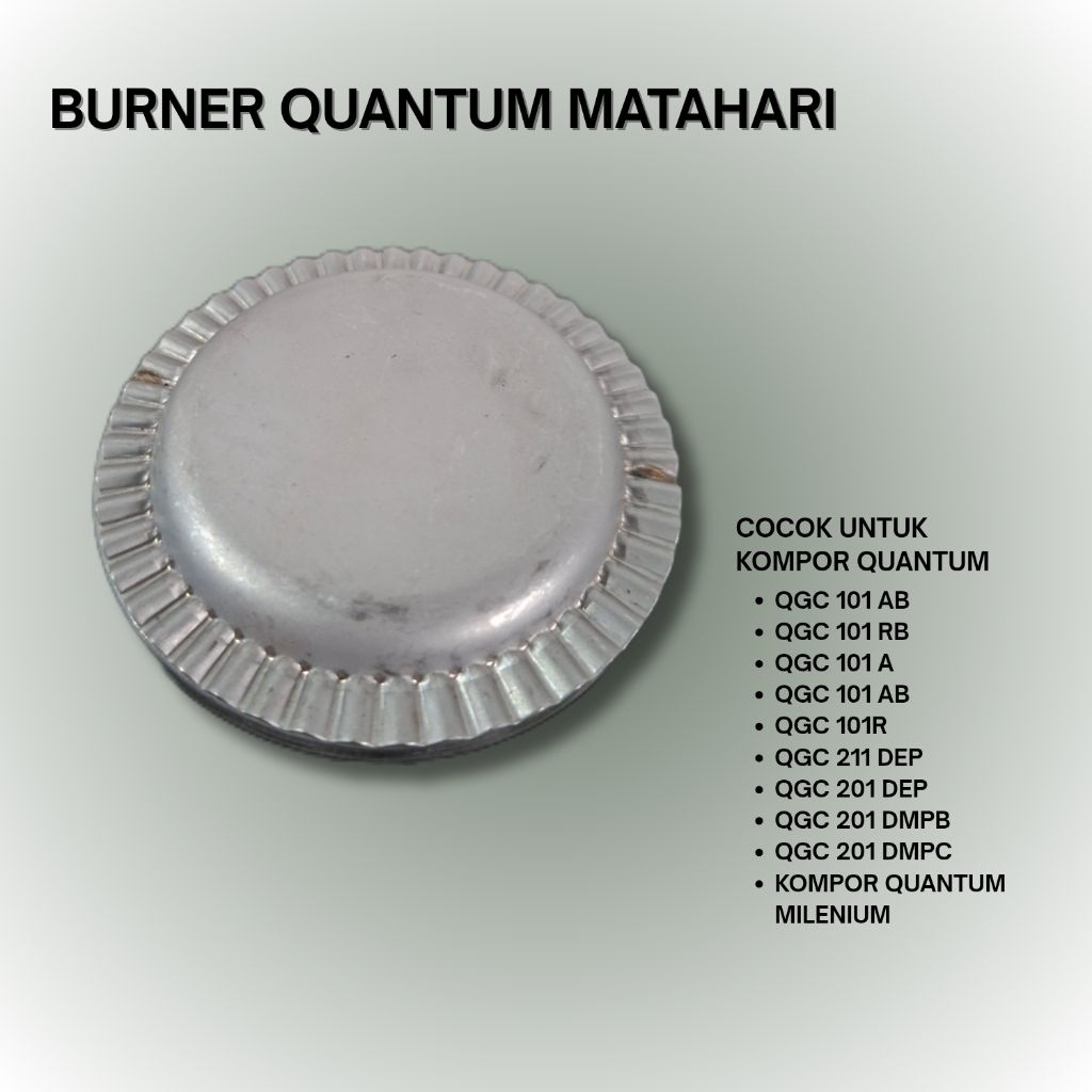 BURNER KOMPOR GAS QUANTUM MATAHARI / KOMPOR 2 TUNGKU