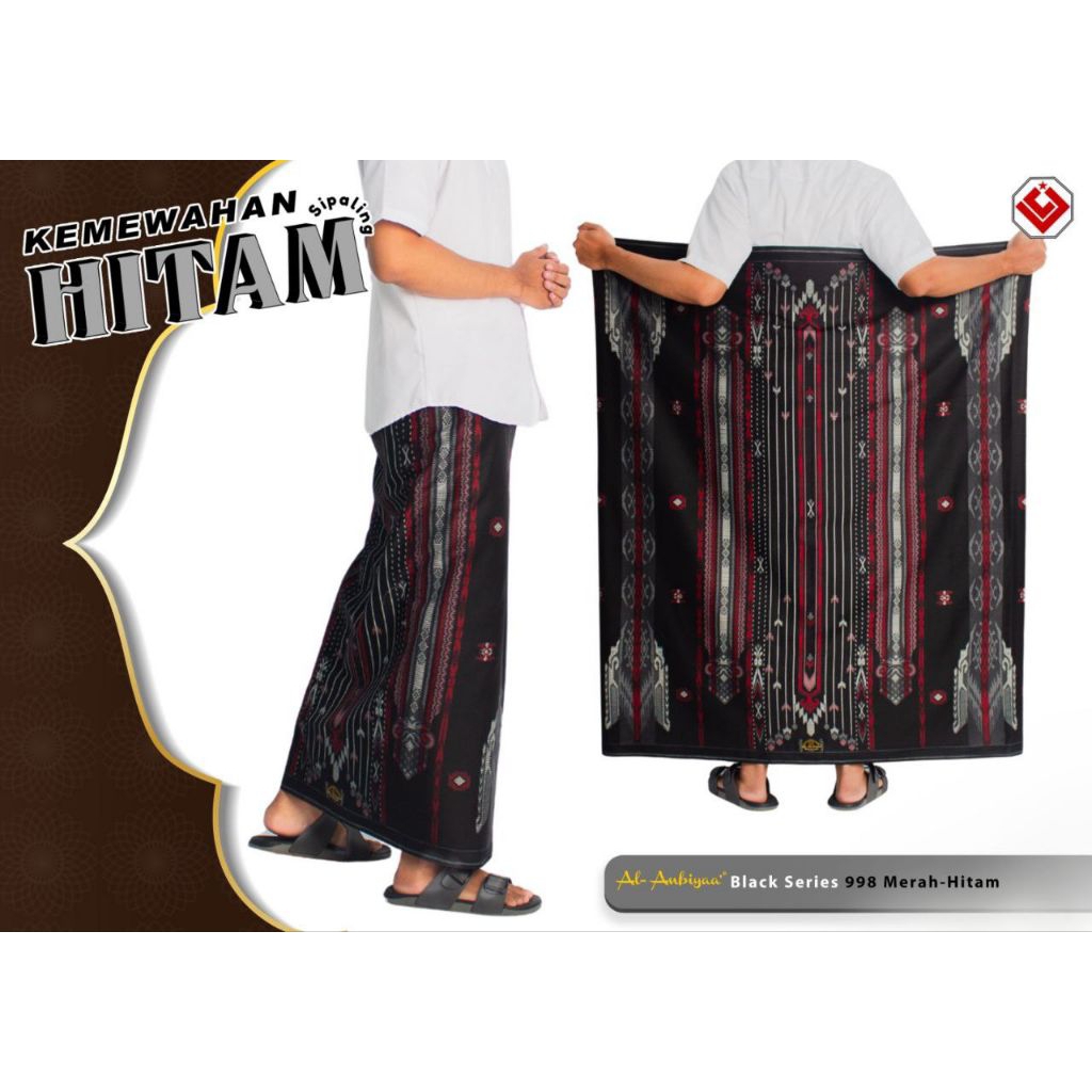Sarung Al Anbiyaa Black Series Sarung Al Anbiyaa Motif BHS Black Series