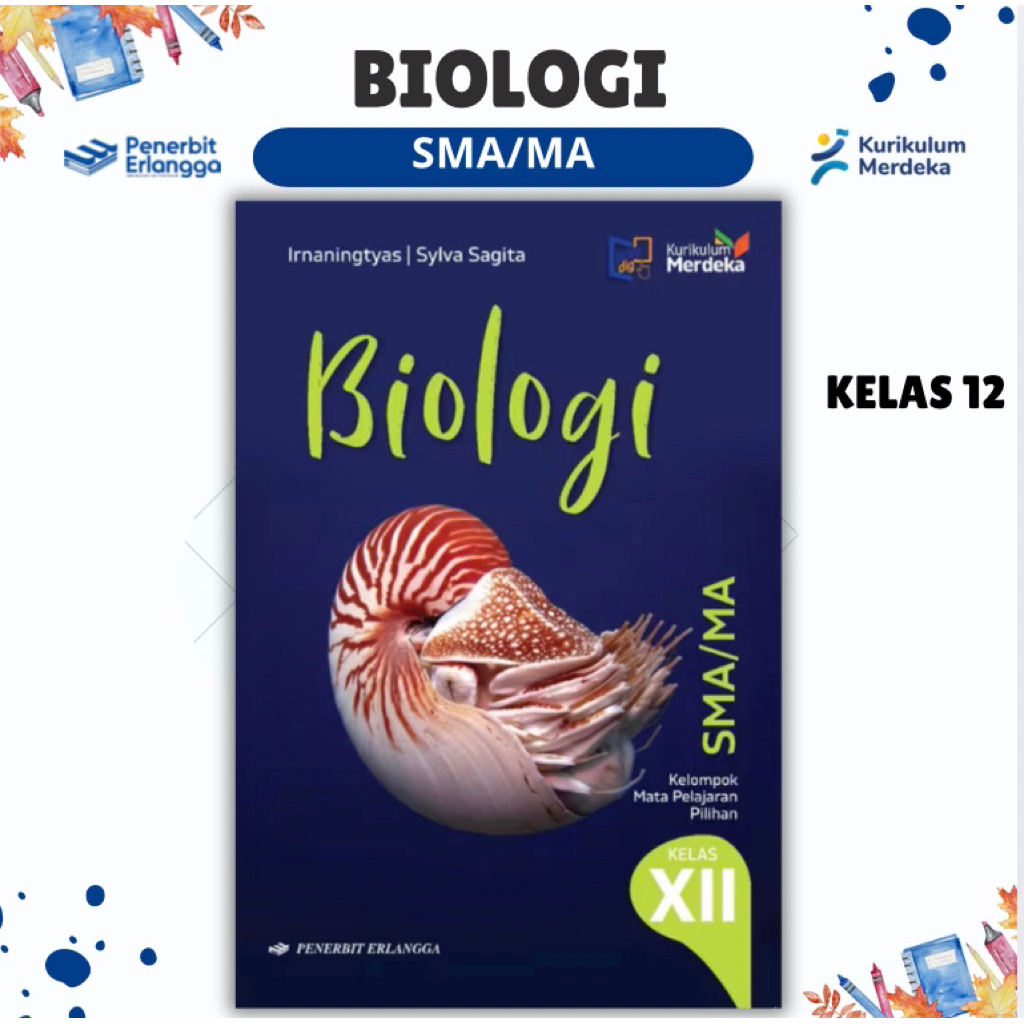 BUKU BIOLOGI KELAS 12 SMA/MA - PENERBIT ERLANGGA