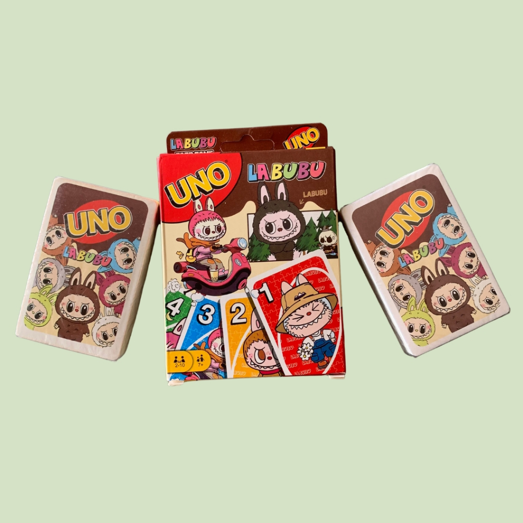 Permainan Kartu Keluarga | Kartu Edukasi | Permainan Kartu Uno | Uno Karakter Labubu
