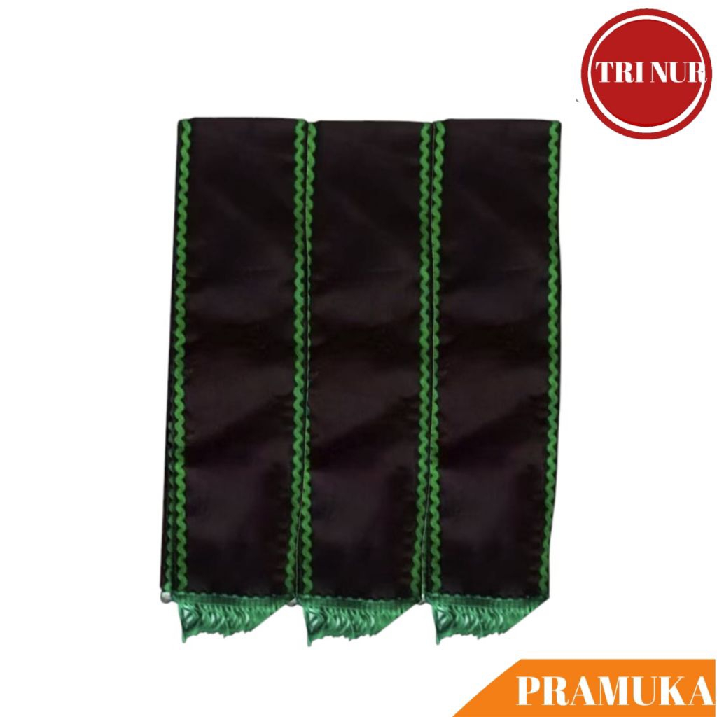 Selempang TKK Hijau (Siaga) Pramuka / Slempang TKK / Tetampan TKK Pramuka / Selendang TKK Pramuka