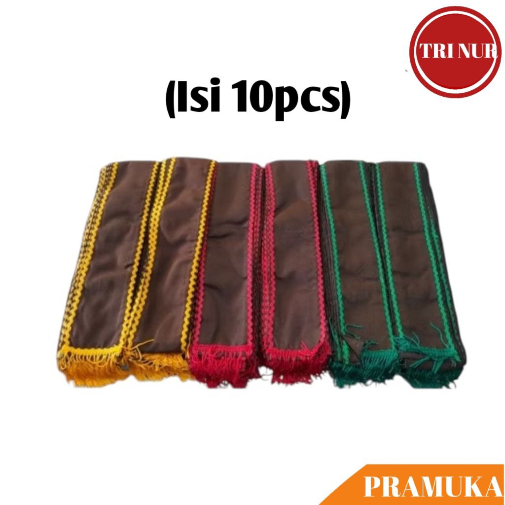 1Pack (Isi 10pcs) Selempang TKK Pramuka / Slempang TKK / Tetampan TKK Pramuka / Selempang TKK Pramuk
