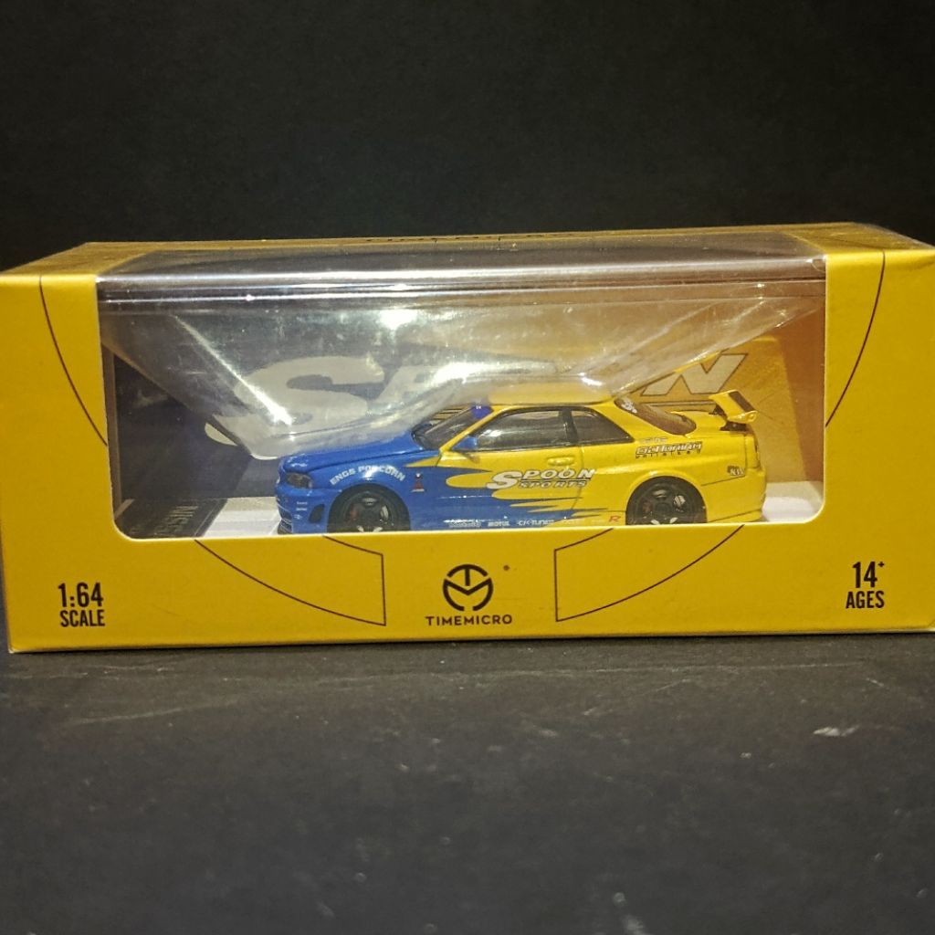 TIME MICRO NISSAN GTR R34 SPOON TIME NON FIGURE