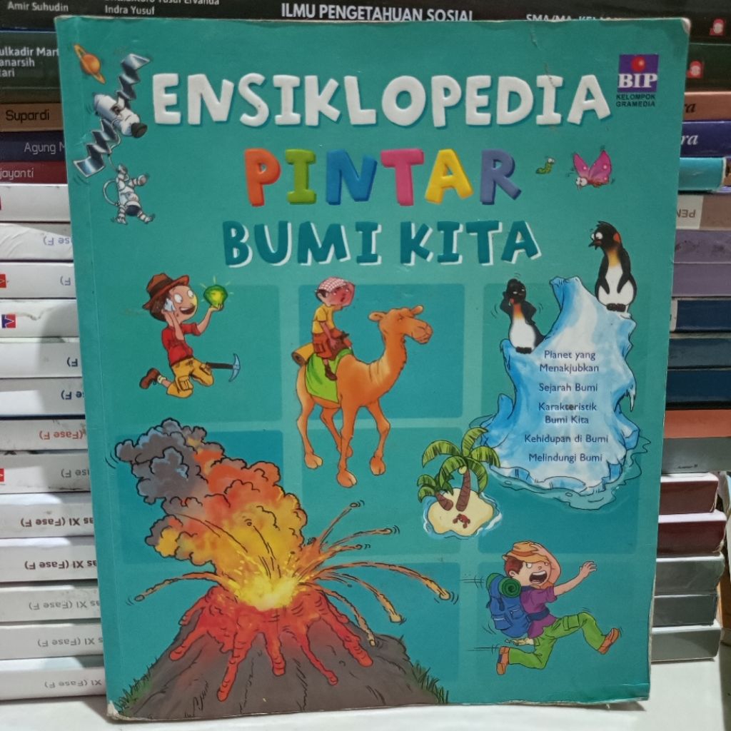 Buku Bekas Ensiklopedia Pintar Bumi Kita.