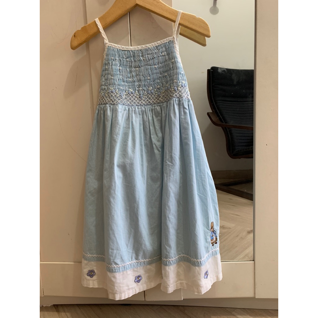 Preloved Peter Rabbit smocked dress size 3 years not Sarah Louise, dear gg, belan dbb, aruca, pi & p