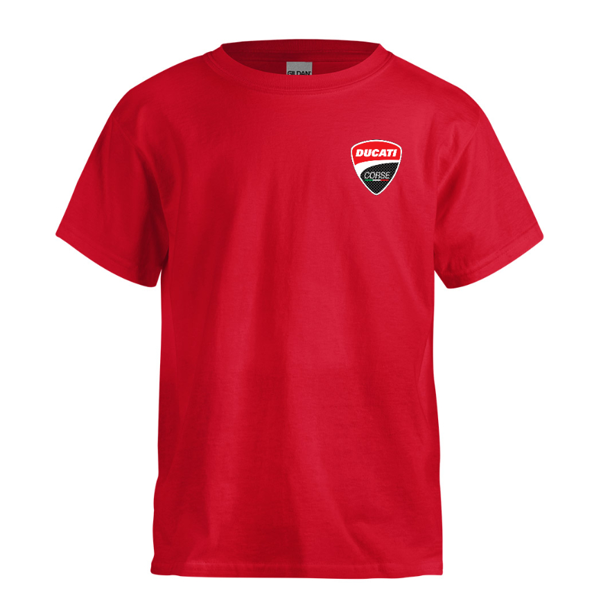 Kaos Balap MotoGP Ducati Corse Small Logo