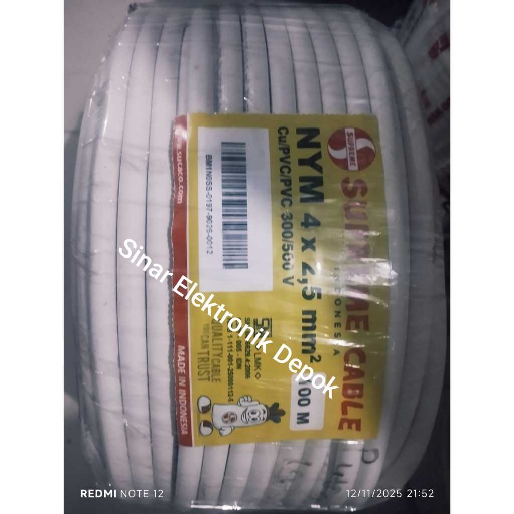 KABEL SUPREME  NYM 4X2.5 @100M