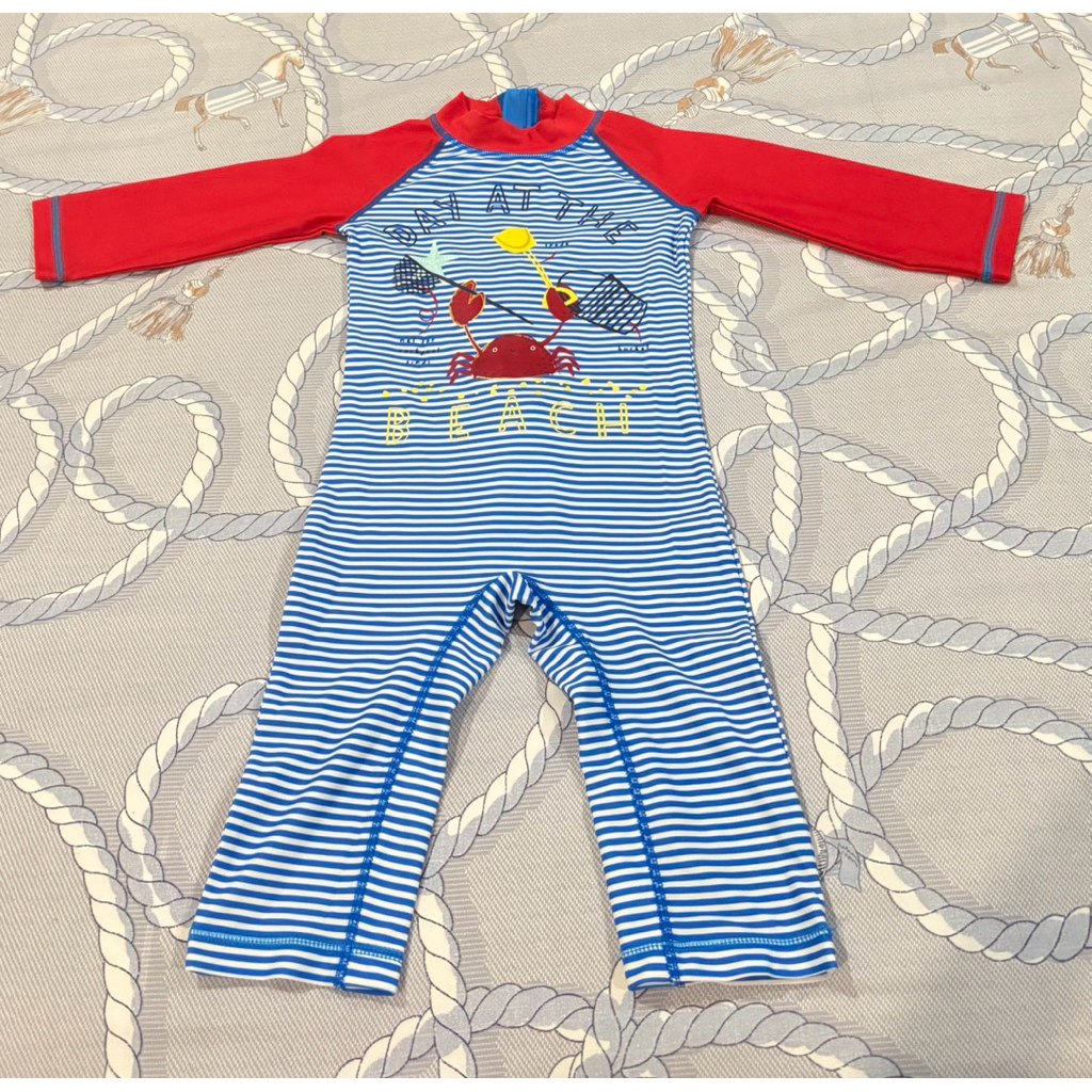 Preloved Mothercare Crab Sunsafe Suit - Baju Renang Anak Laki-laki (Multi)