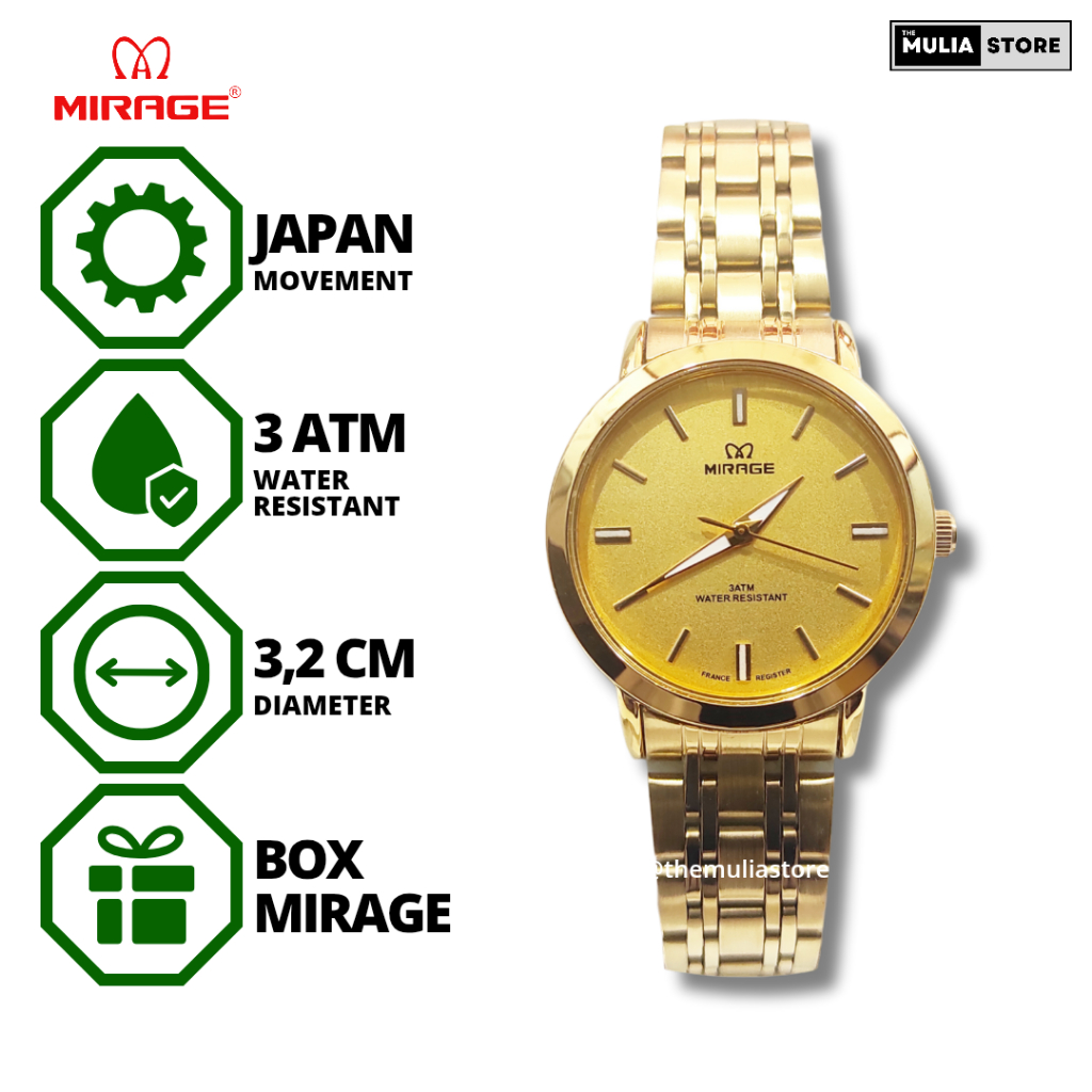 MIRAGE Jam Tangan Wanita Mirage Original 8745 L Analog