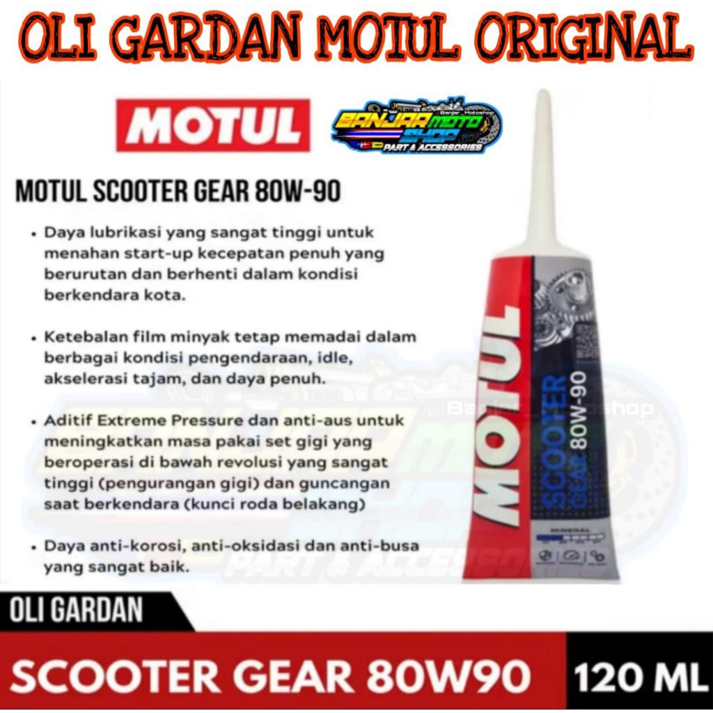 OLI GARDAN MOTUL ORIGINAL (120ML) / OLI GEAR MOTUL ORIGINAL