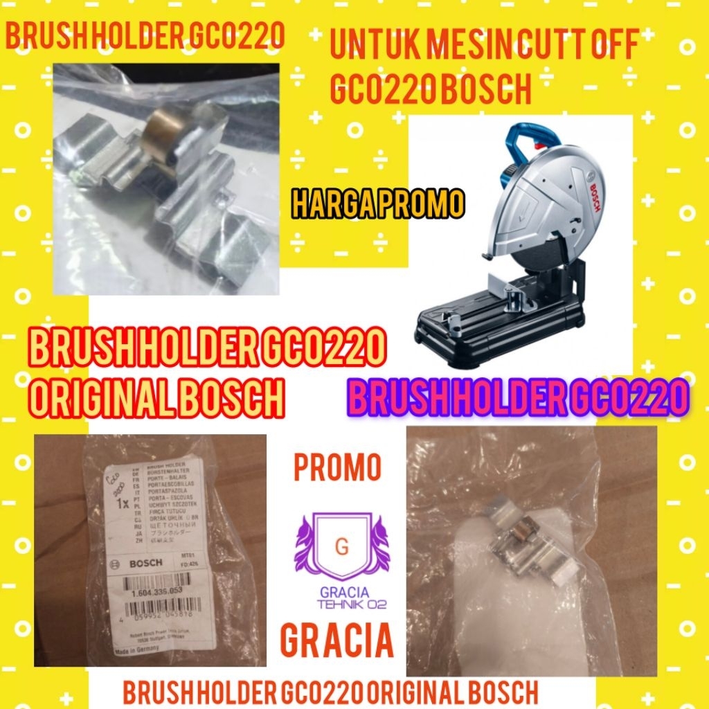 BRUSH HOLDER BOSCH GCO220 RUMAH CARBON BRUSH BOSCH  GCO220  ORIGINAL BOSCH