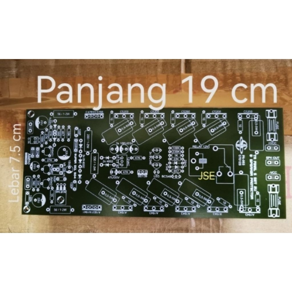 PCB SOCL 504 + TR 5 SET FINAL 2U + SPEAKER PROTECTOR