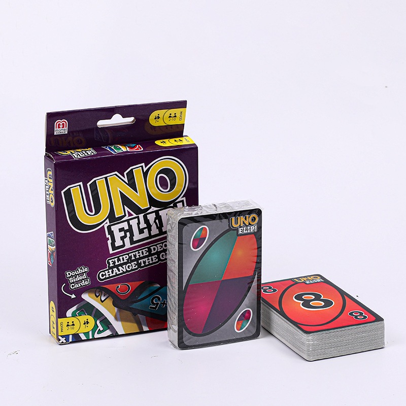 UNO FLIP Kartu Game Dua Sisi | Permainan Seru Keluarga & Teman | UNO Flip Original