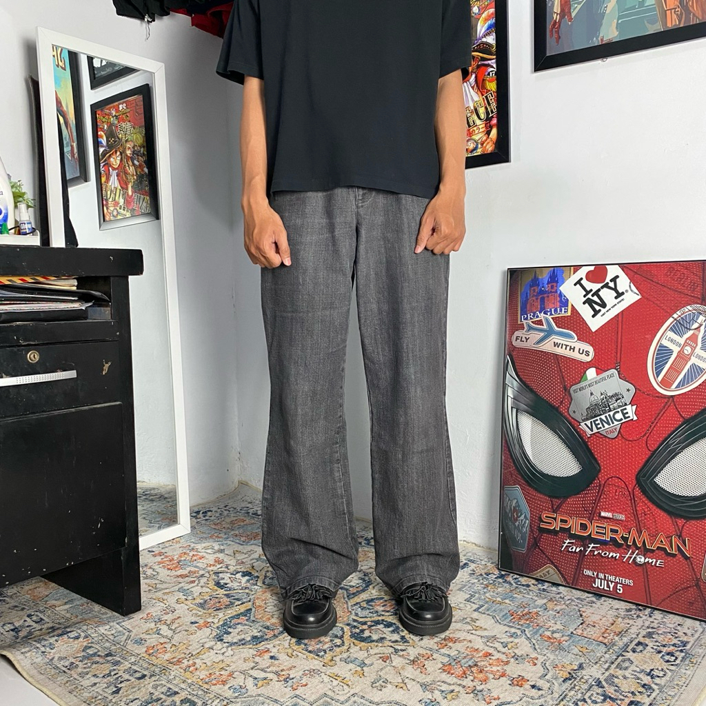 FADED GLORY BOOTCUT DARK GREY JEANS