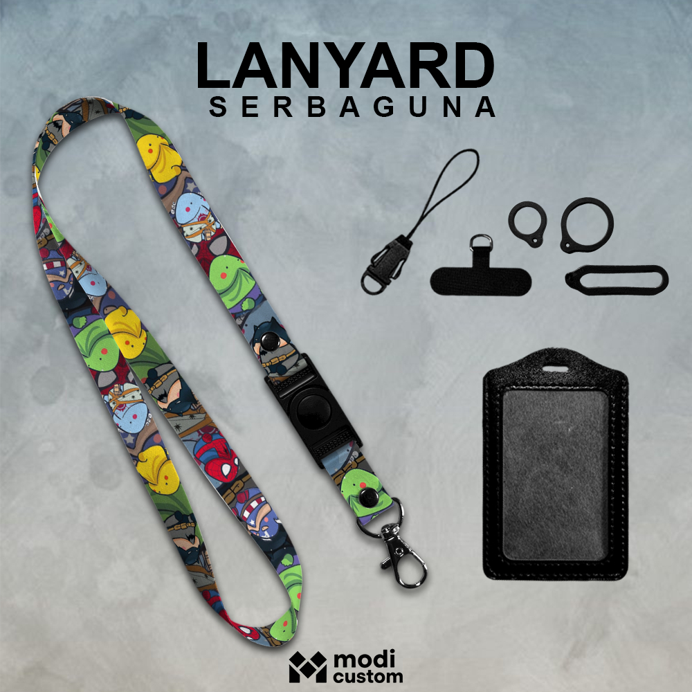 Emot Marvel Lanyard HP & ID Card Holder Premium