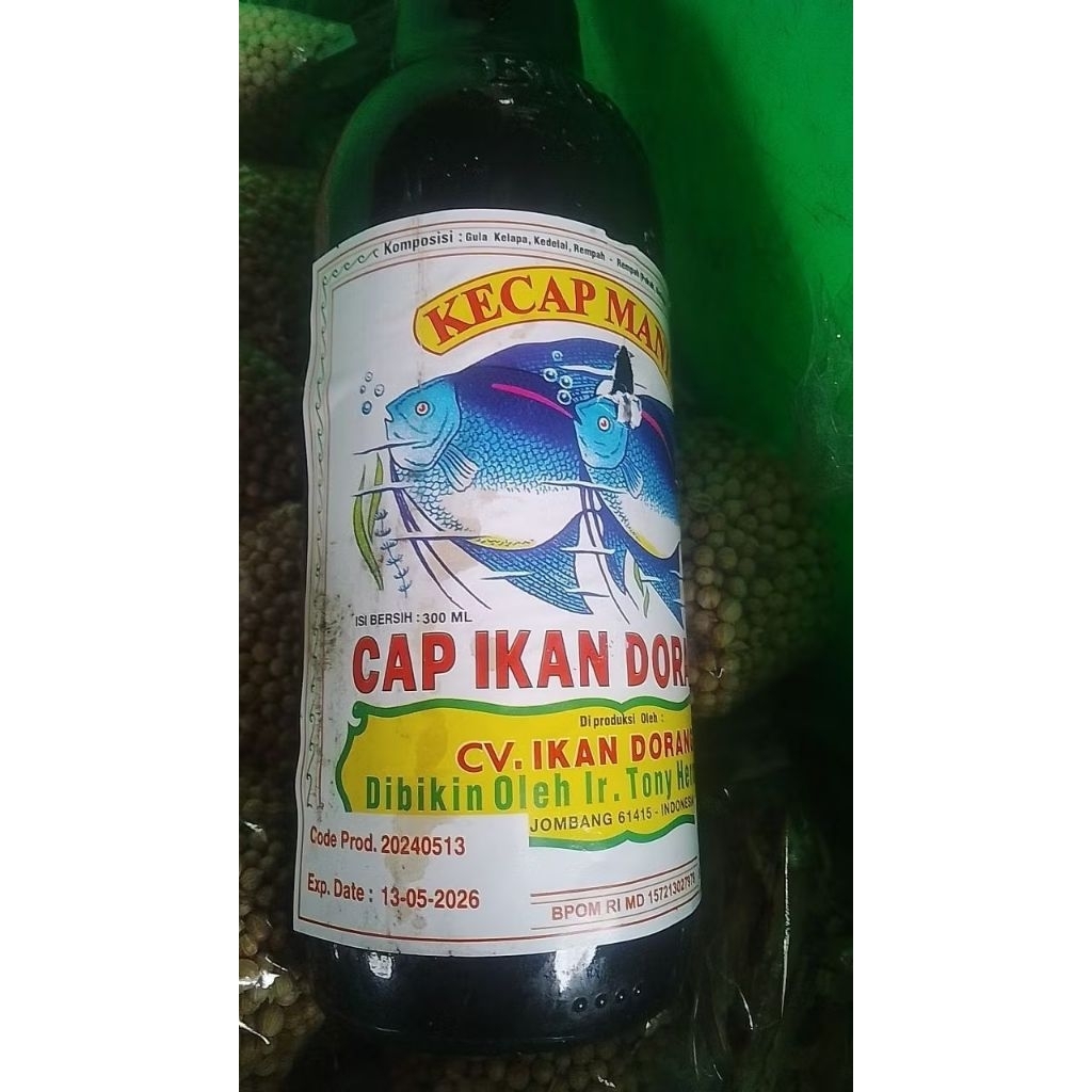 Kecap Manis Cap Ikan Dorang UK. 300 ml