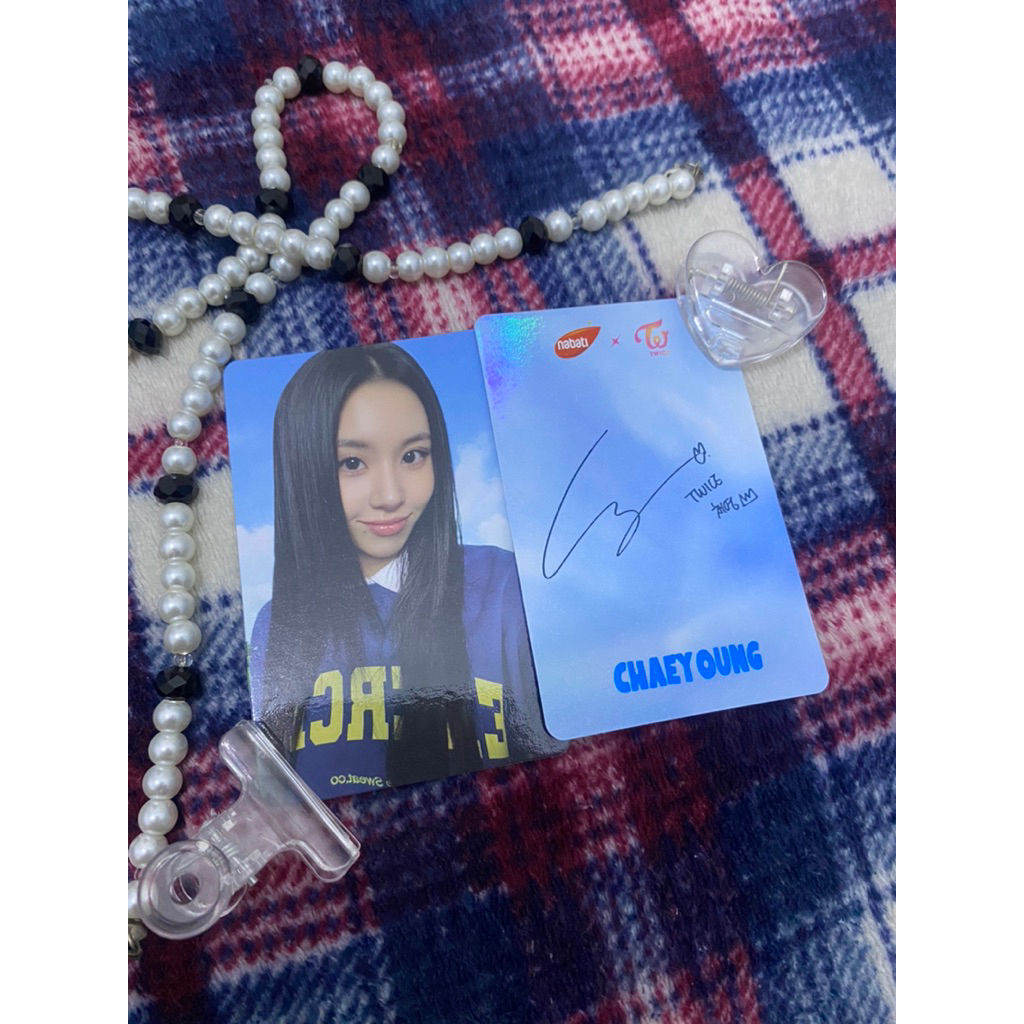 PHOTOCARD CHAEYOUNG NABATI X TWICE official