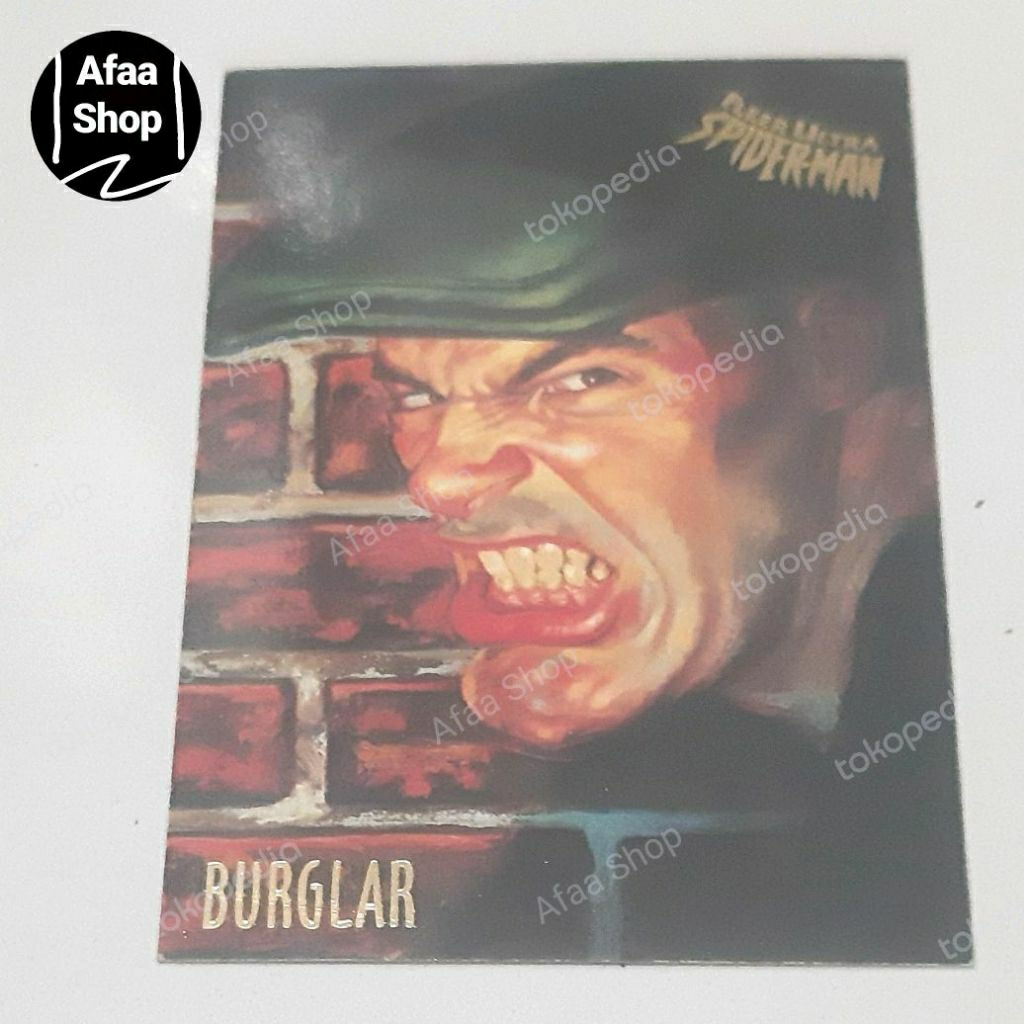 Kartu marvel fleer ultra spiderman no.9 1995