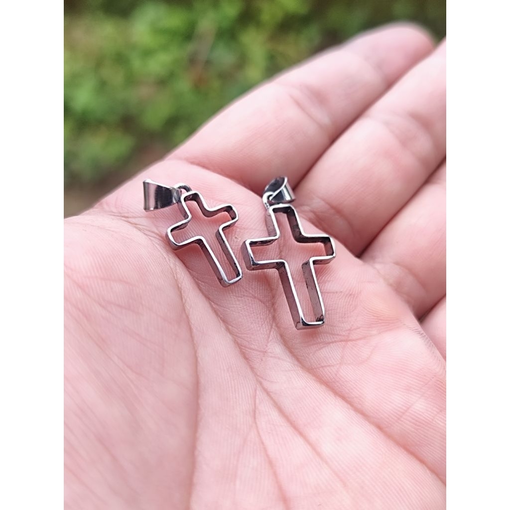 emban liontin bentuk salib,kalung salib, liontin salib,emban batu akik / kerajinan resin dll, bahan 