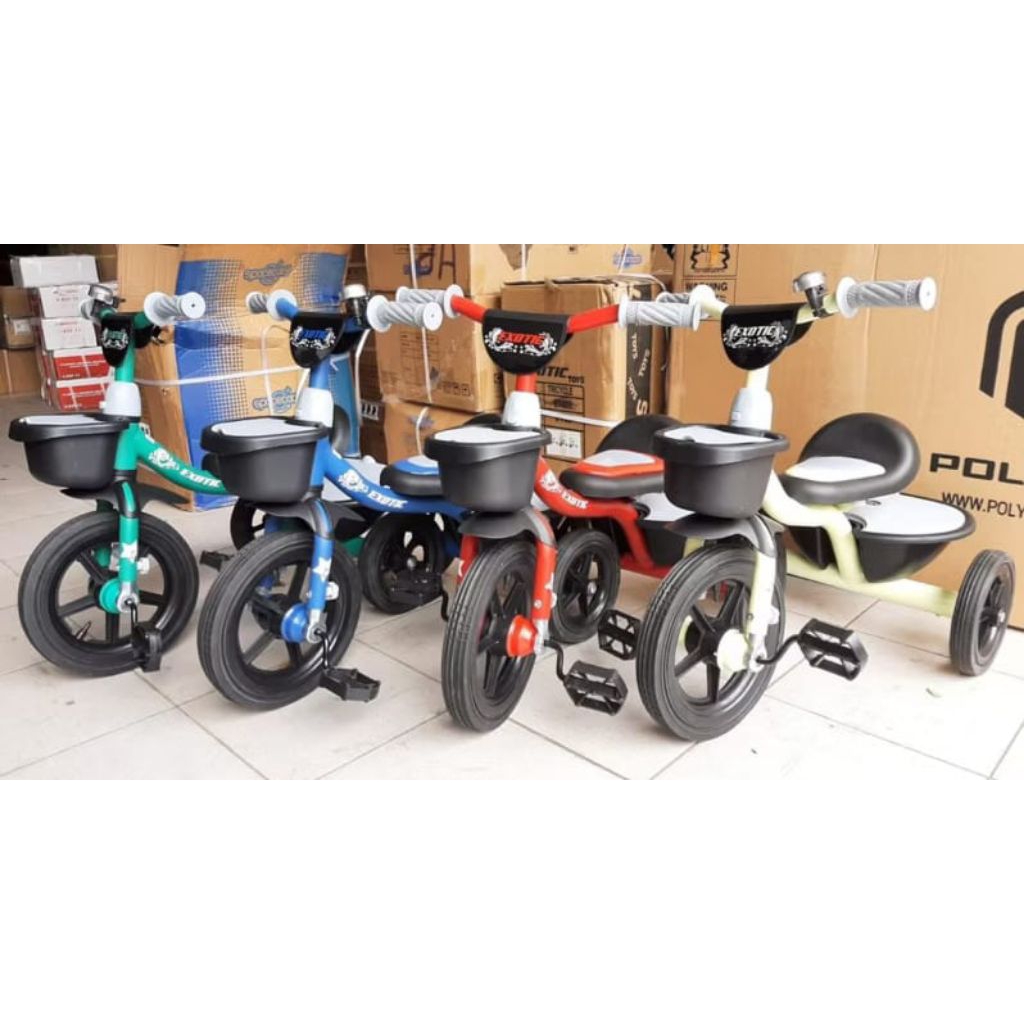 SEPEDA ANAK RODA 3 EXOTIC TC_721,/ TRYCYCLE EXOTIC