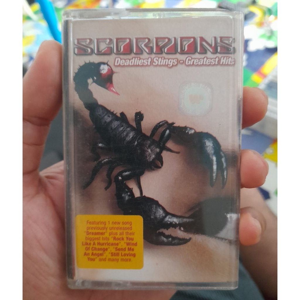 Kaset Pita Scorpions Deadliest Stings - Greatest Hits Ori