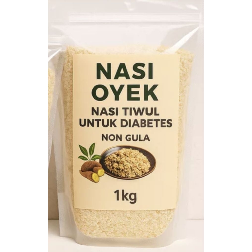 nasi oyek tiwul 1 kg nasi tiwul