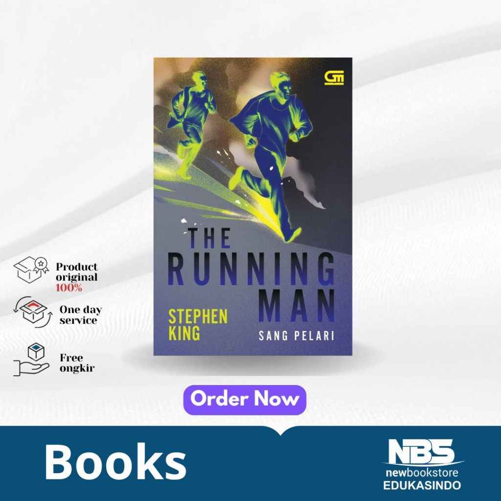 Novel Sang Pelari (The Running Man) - Stephen King - Gramedia Pustaka Utama
