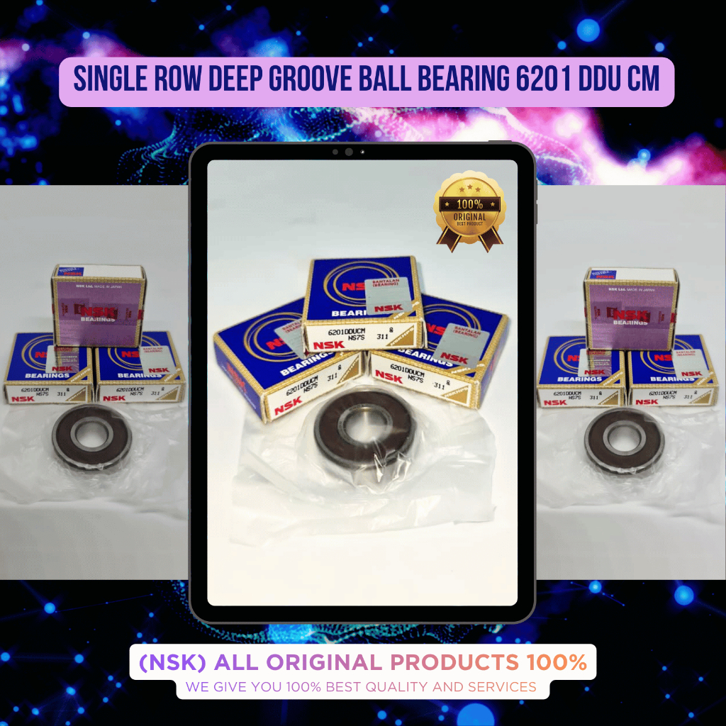 BEARING 6201 2RS NSK ORIGINAL JAPAN 6201 DDU 6201 LLU