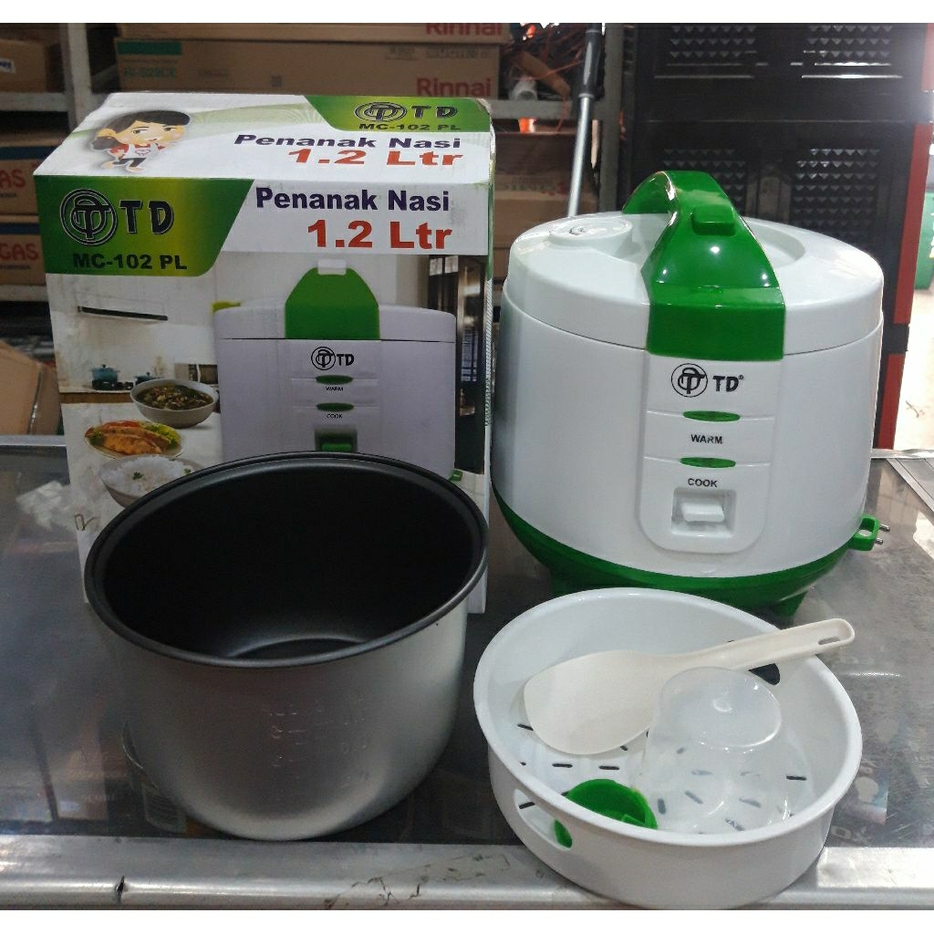 ricecooker kecil/megicom murah kecil merk Td 1,2lt