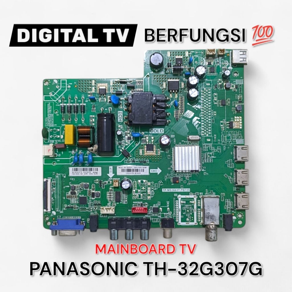 MB TV PANASONIC TH-32G307G - MAINBOARD TV PANASONIC TH-32G307G - MESIN TV PANASONIC TH-32G307G - PAN