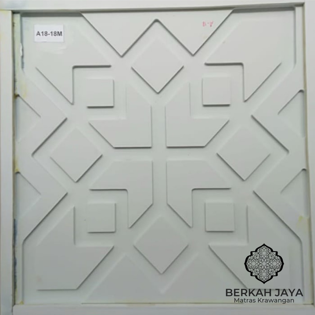 cetakan ornamen dinding spon ukir 50x50cm