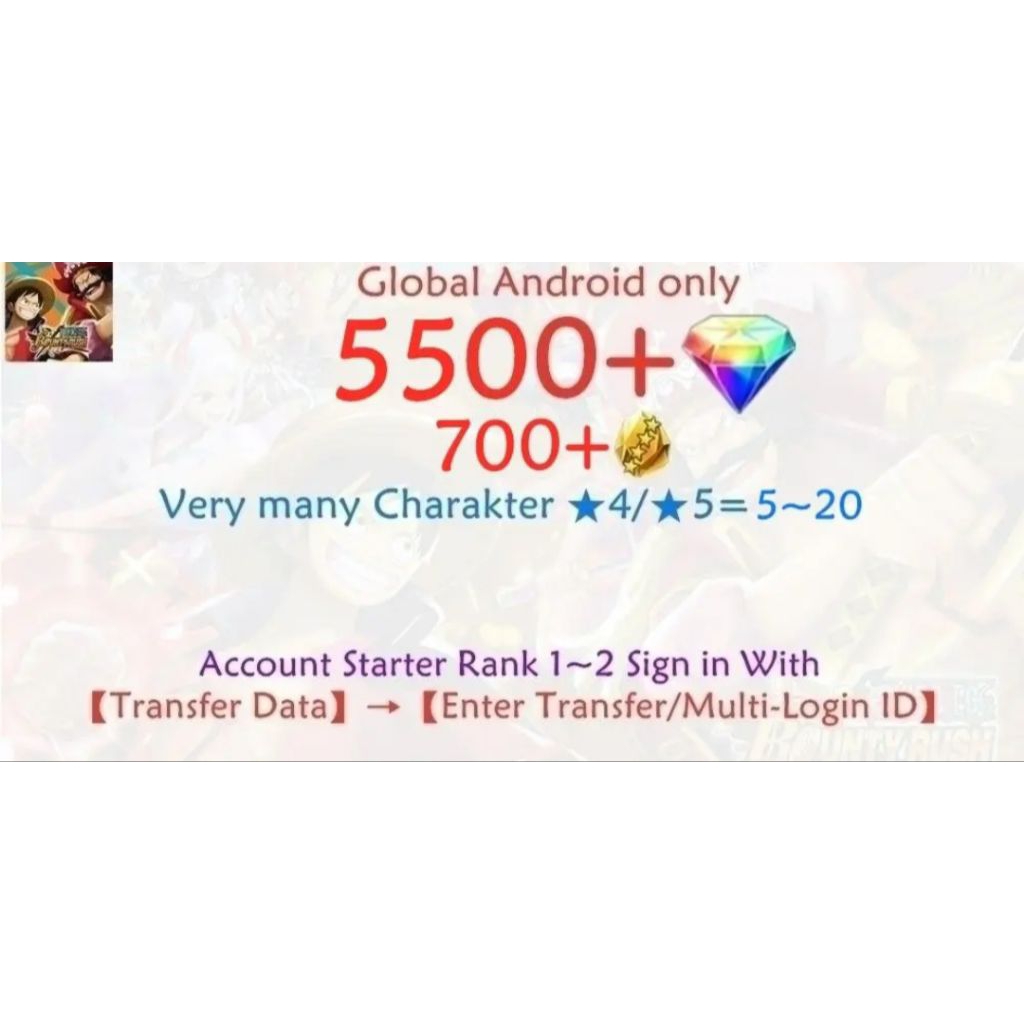 Akun OPBR ONE PIECE Bounty Rush-2