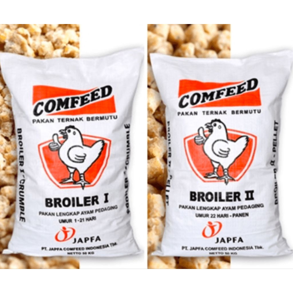 COMFEED PAKAN BROILER 1 | BROILER 2 DARI USIA 1-PANEN | PAKAN LENGKAP AYAM PEDAGING
