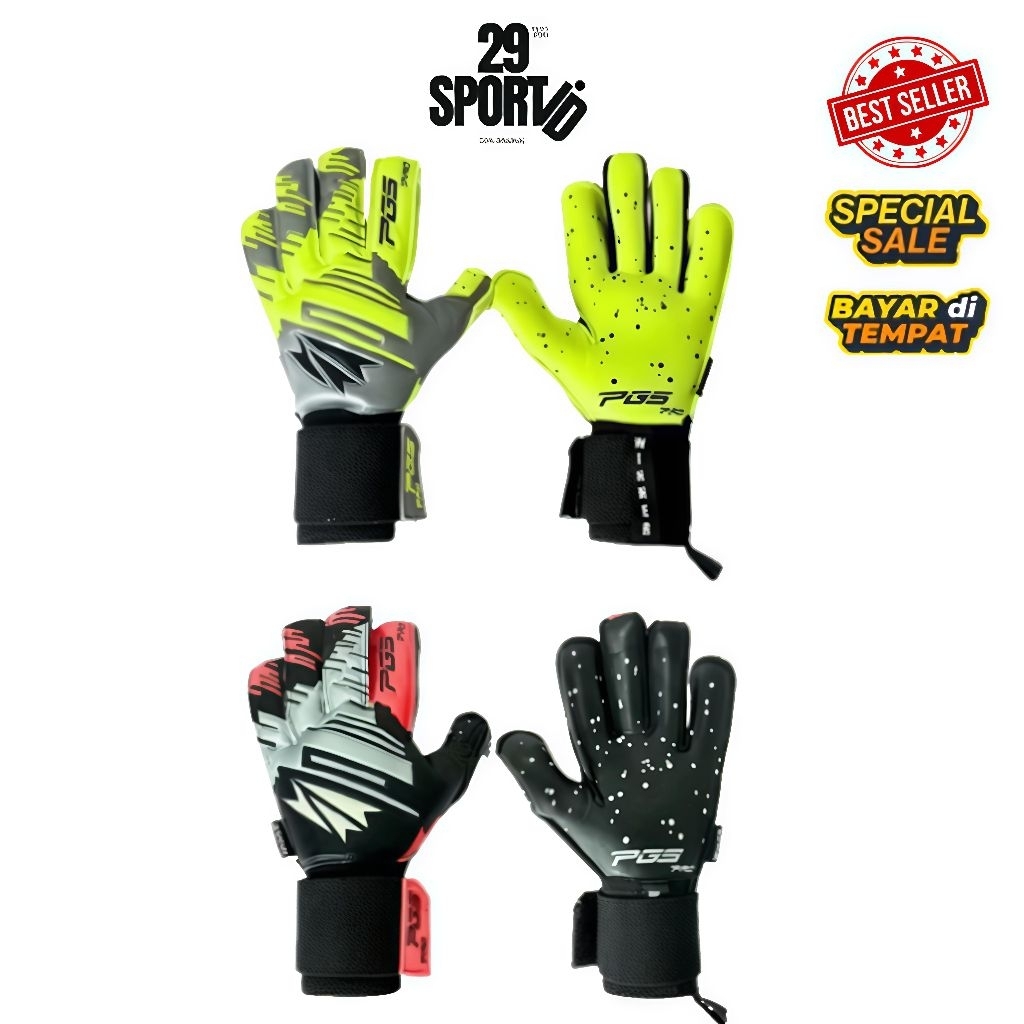 SARUNG TANGAN KIPER PGS PRO WINNER SERIES GK GLOVES ORIGINAL