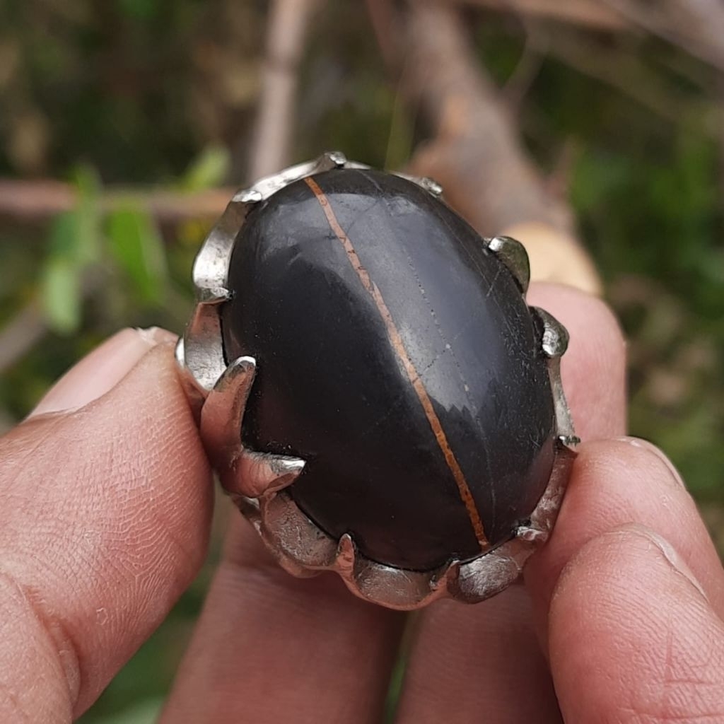 batu akik kelor kendit kuning