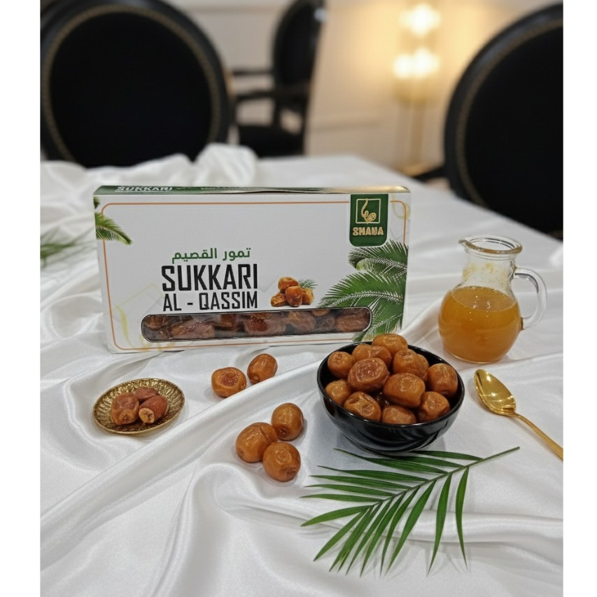 KURMA SUKARI PREMIUM 1 KG/ EXPD 2027 KURMA SUKARI AL QASIM (STOK BARU)