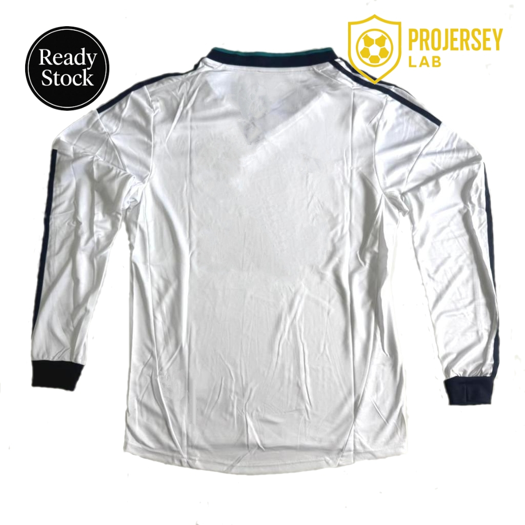 (BARU) RETRO LS JERSEY BOLA MAD IRD HOME 2013 2014 LENGAN PANJANG