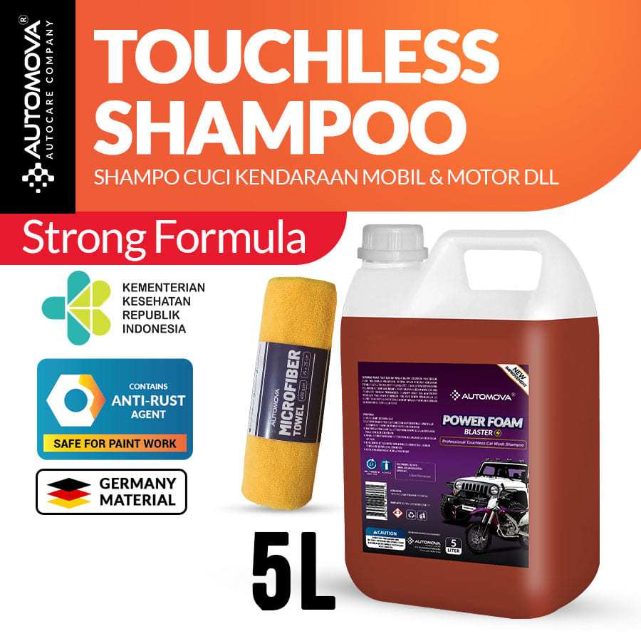 AUTOMOVA - Sabun Cuci Touchless Shampoo Mobil Motor Power Foam Blaster (5 Liter) / BLAST5L - LAP