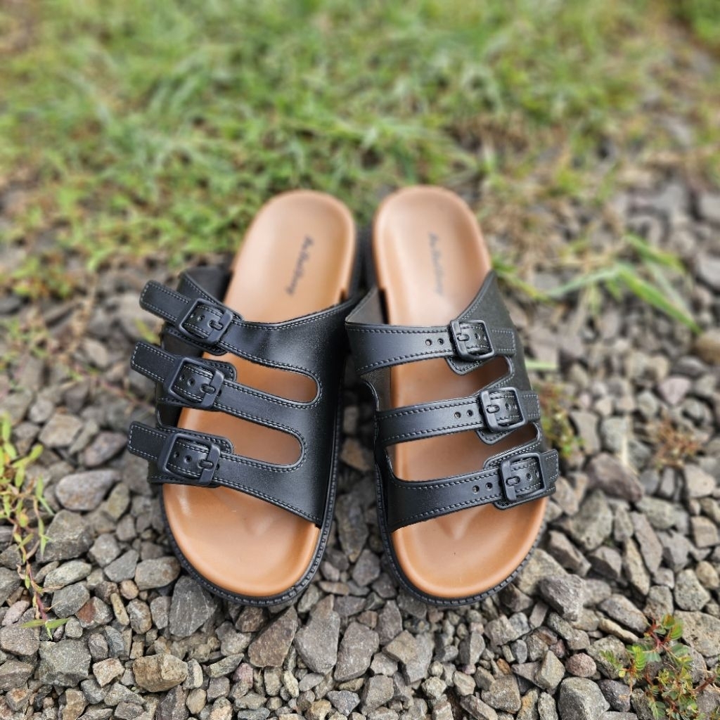 Sandal Selop Wanita Sandal Jelly Tali Gesper Ban Tiga Terbaru - FLD225B3