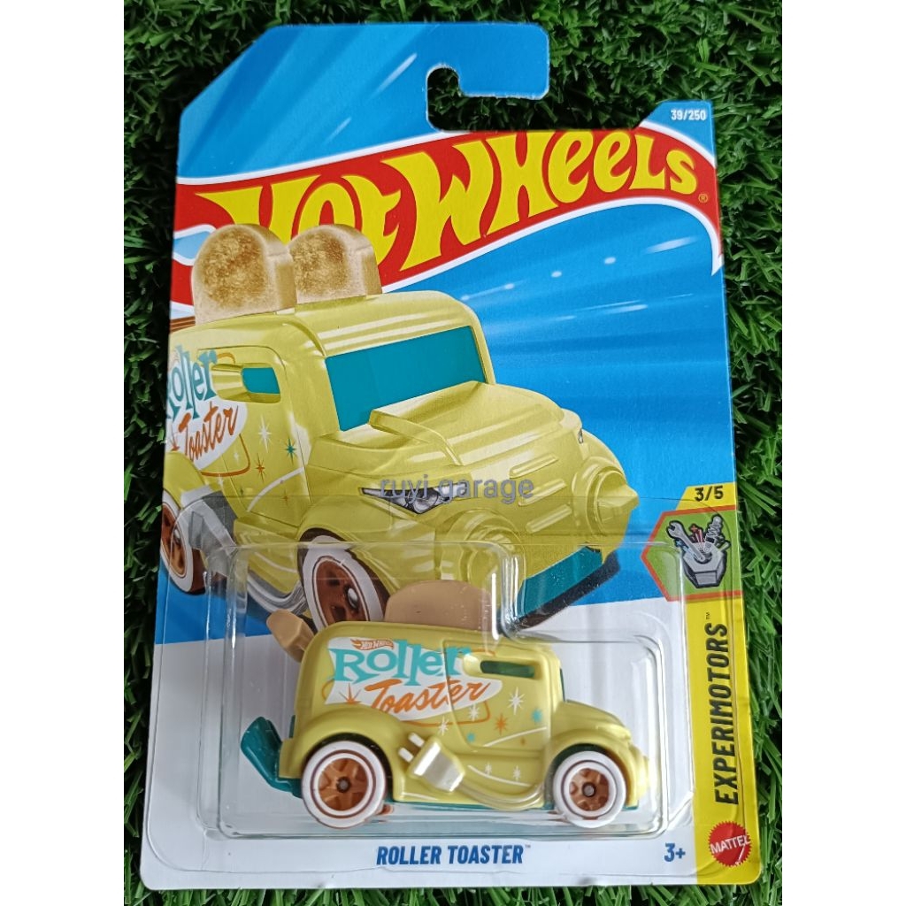 HOT WHEELS ROLLER TOASTER KUNING YELLOW