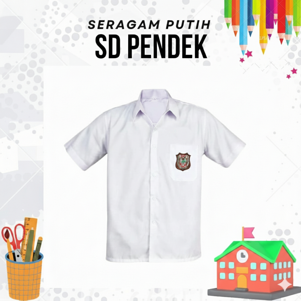 PERINTIS -  Baju Seragam Putih Pendek SD