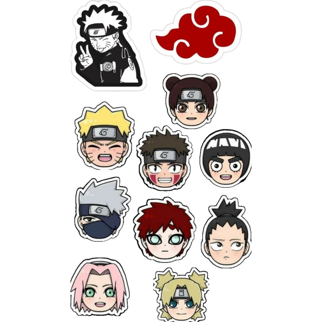 stiker naruto,stiker anak,mainan anak,stiker hp,laptop,tumbler,gelas,stiker helm,stiker tempel,stike
