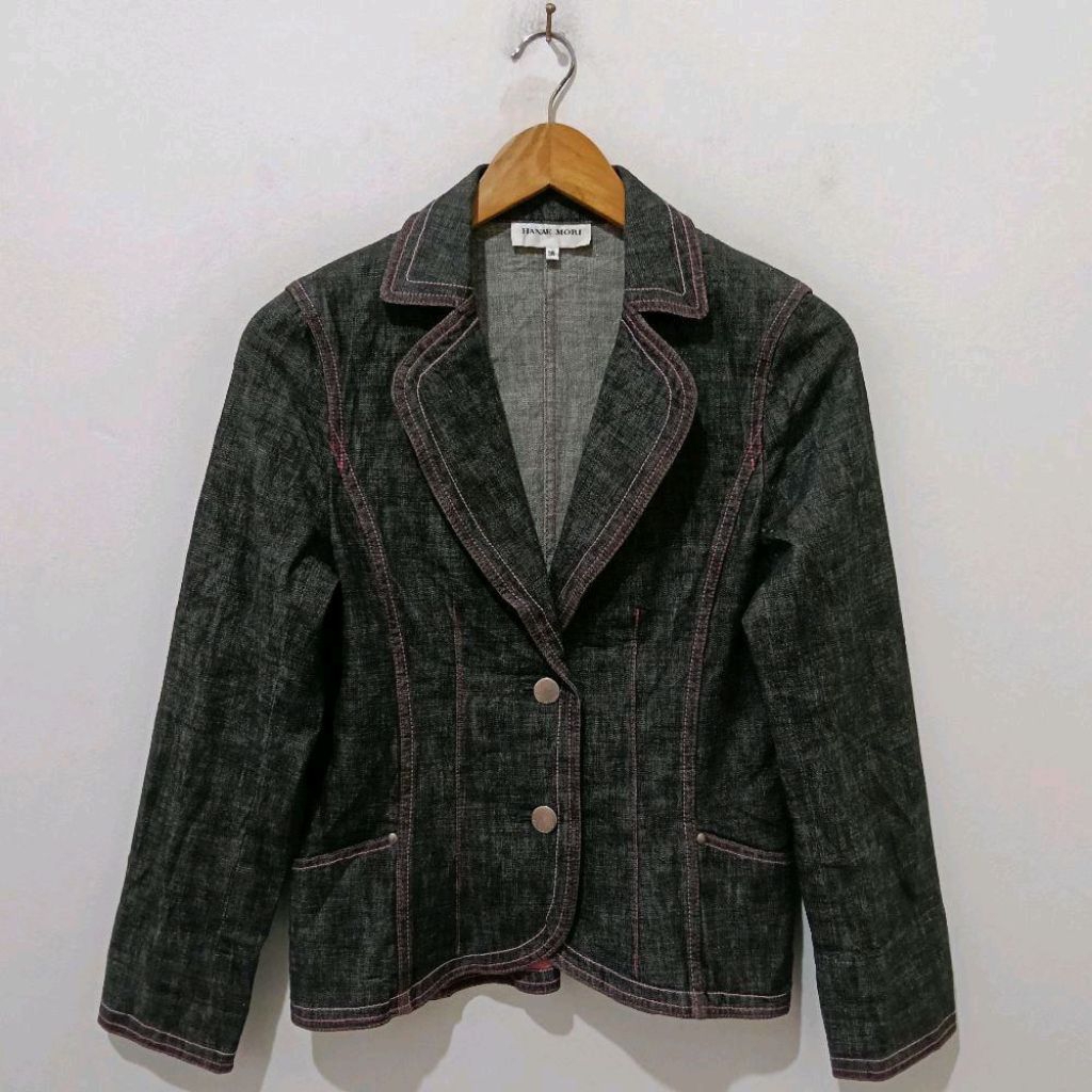 HANAE MORI Denim Blazer Made in Japan