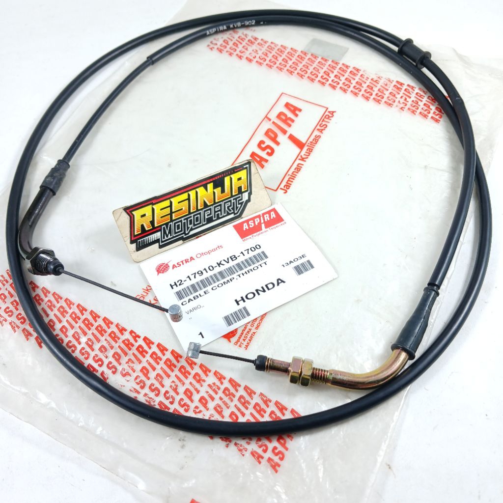 Throttle Cable Kabel Tali Gas Honda Vario 110 Cw Old Lama Techno BeAT Scoopy Spacy Karbu KVB Origina